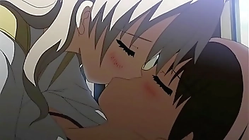 Yuri anime kiss compilation