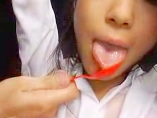 Nippon babe craving her master's hot XXX Tokyo nipple playtime