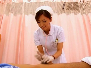 Fuck yeah, hot nurse Yuri Kasiwa gives incredible handjobs!
