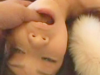 Daring slut from Japan masturbates her soaking wet pussy