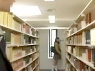 Japanese Library Perv - Masturbating in Public XXX Nippon Scene in Tokyo Thai Porn