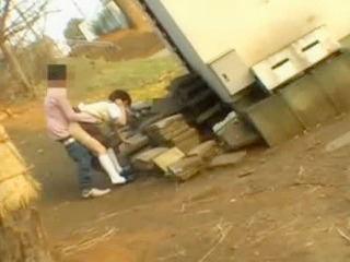 Sexually charged Nippon schoolgirl fucks on steps, Tokyo XXX, Thai china