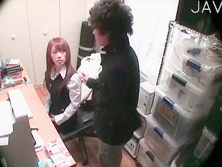 Jizz-drooling nippon babe sucking thick cock