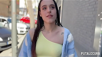 PutaLocura - Skinny Spaniard Briseida Myers is picked up by Torbe